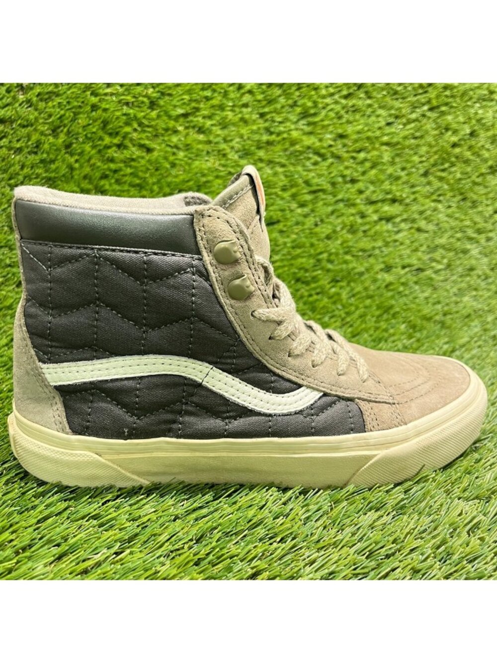 Vans Sk8-Hi MTE CA Womens Size 7 Olive Green Athletic Skateboard Shoes Sneakers